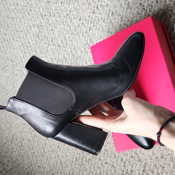 Italian Leather Chelsea Booties - Picture 3 of 5